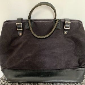 Sydney & Sons waxed canvas bag (black)